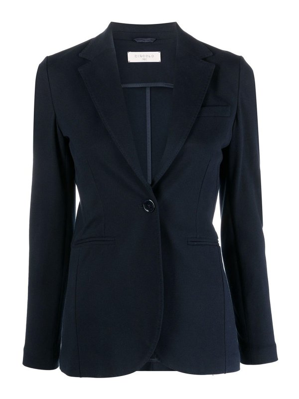 CIRCOLO 1901: blazers - Fitted single-breasted button blazer