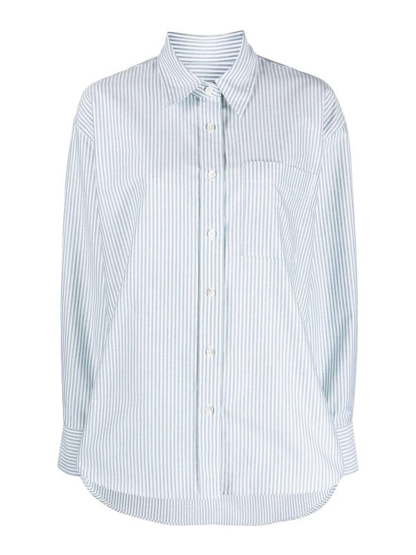 CLOSED: camicie - Camicia in cotone a righe e colletto classico