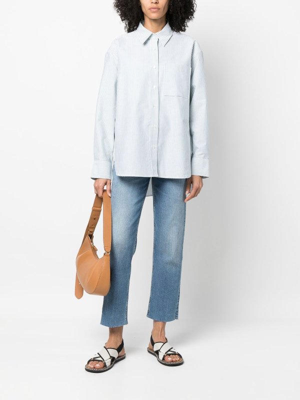 CLOSED: camicie online - Camicia in cotone a righe e colletto classico