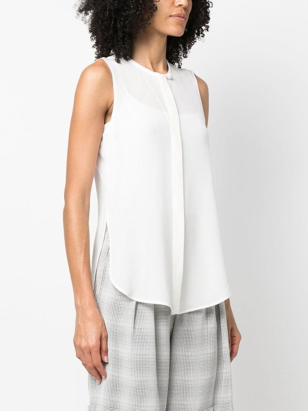 iKRIX EMPORIO ARMANI: blouses - Semi-sheer silk blouse