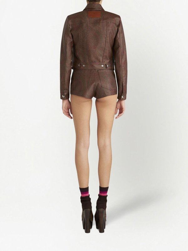 Lederjacke shop online: ETRO