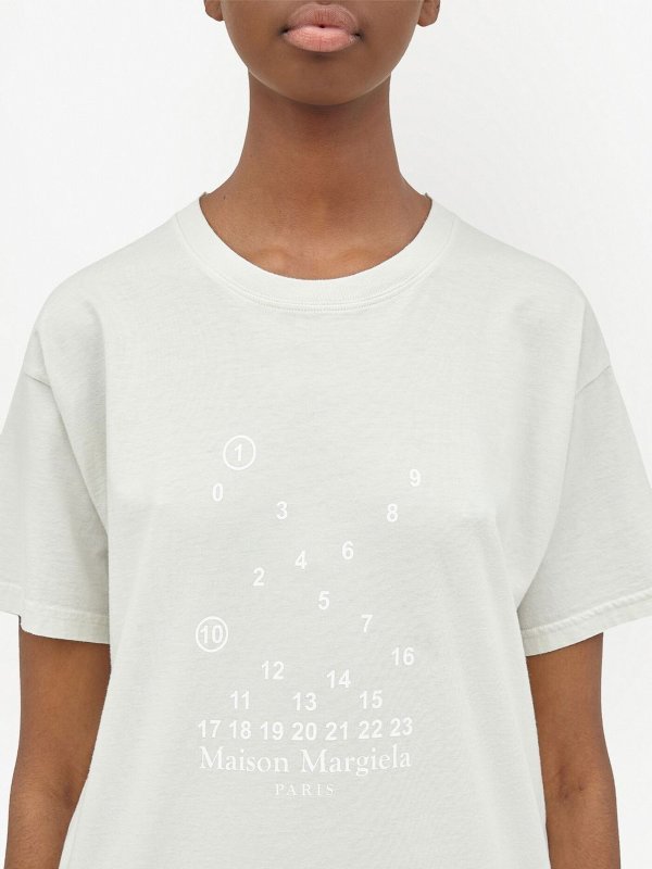 T-Shirt - Blanc shop online: Maison Margiela