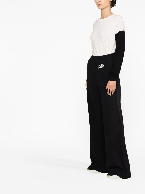 MM6 MAISON MARGIELA: カジュアルトラウザー online - カジュアルパンツ - 黒