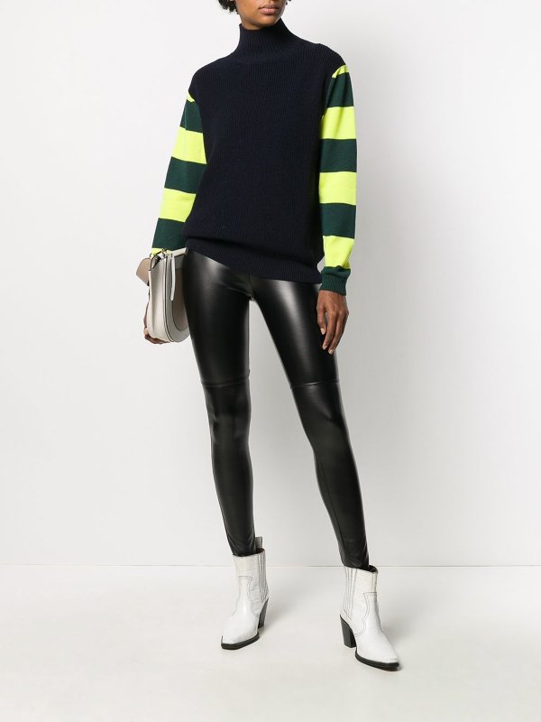 WOLFORD: レザートラウザー online - レザーパンツ - 黒