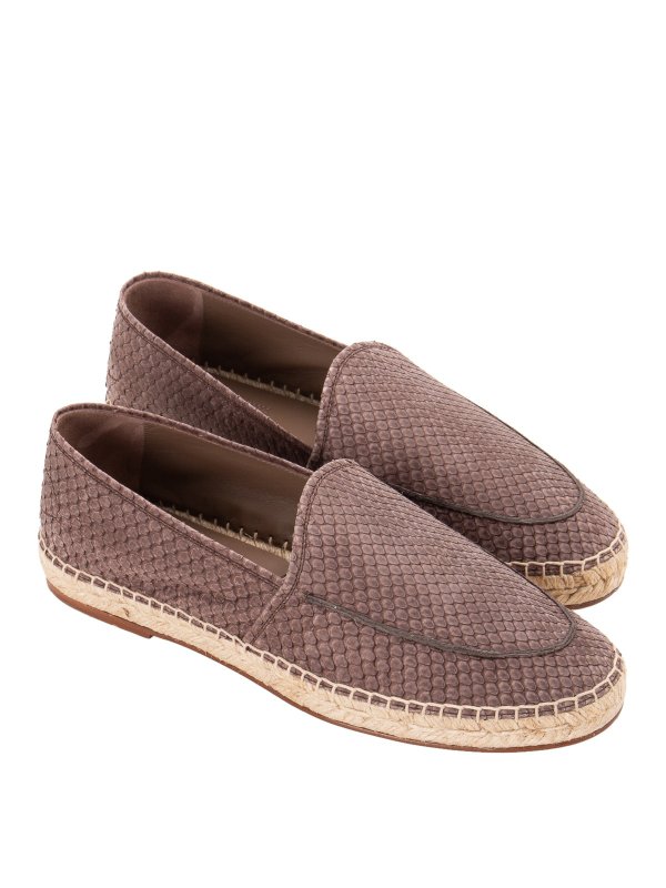 BRIONI: espadrilles online - Leather espadrilles