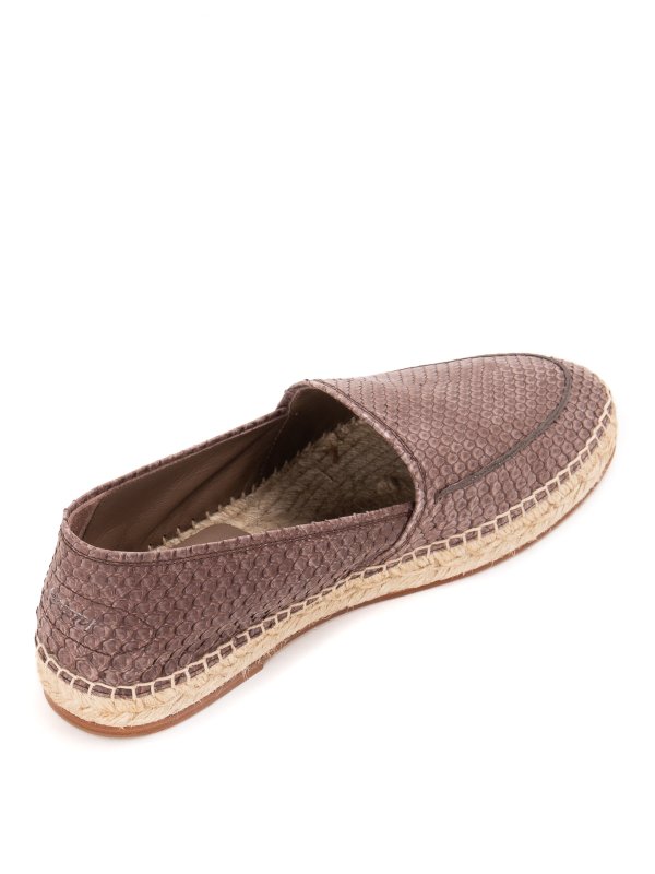 Leather espadrilles shop online: BRIONI