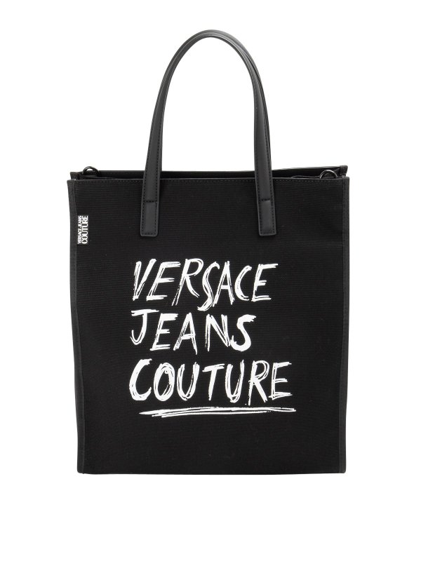 Versace Jeans Couture: shopper - Borsa in tessuto tecnico