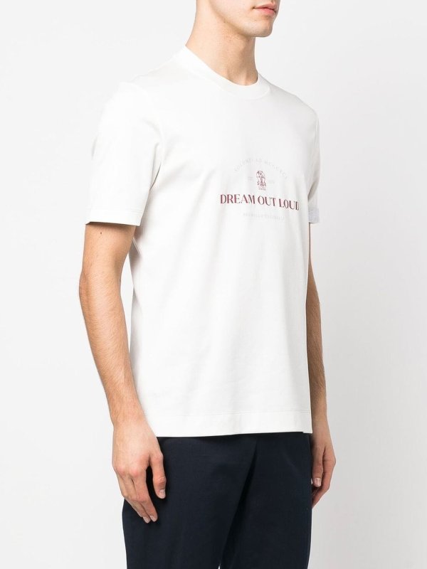 BRUNELLO CUCINELLI: t-shirts online - Cotton Tee