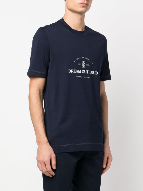 BRUNELLO CUCINELLI: t-shirts online - Cotton Tee