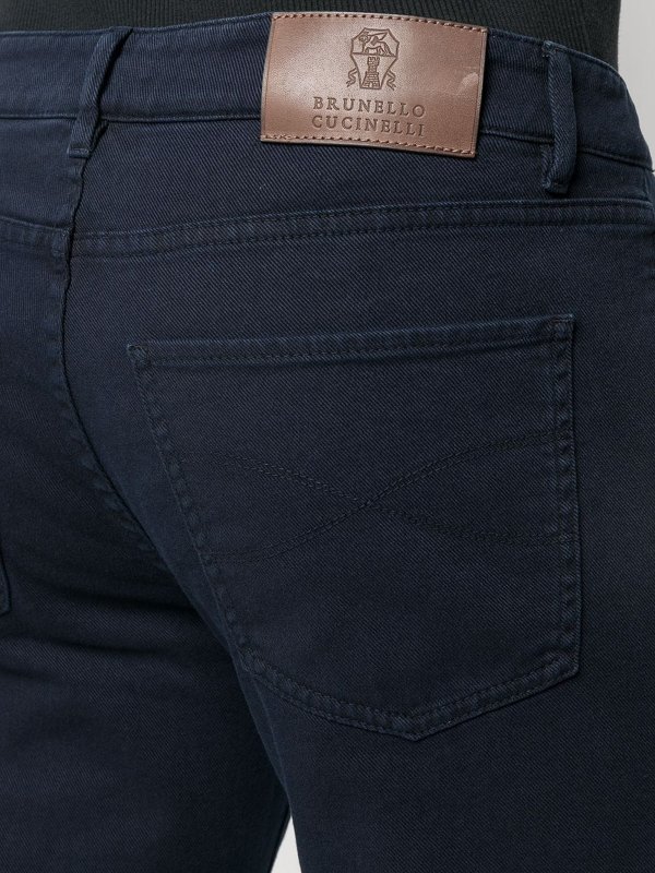 BRUNELLO CUCINELLI buy online ストレートジーンズ - ダークウォッシュ