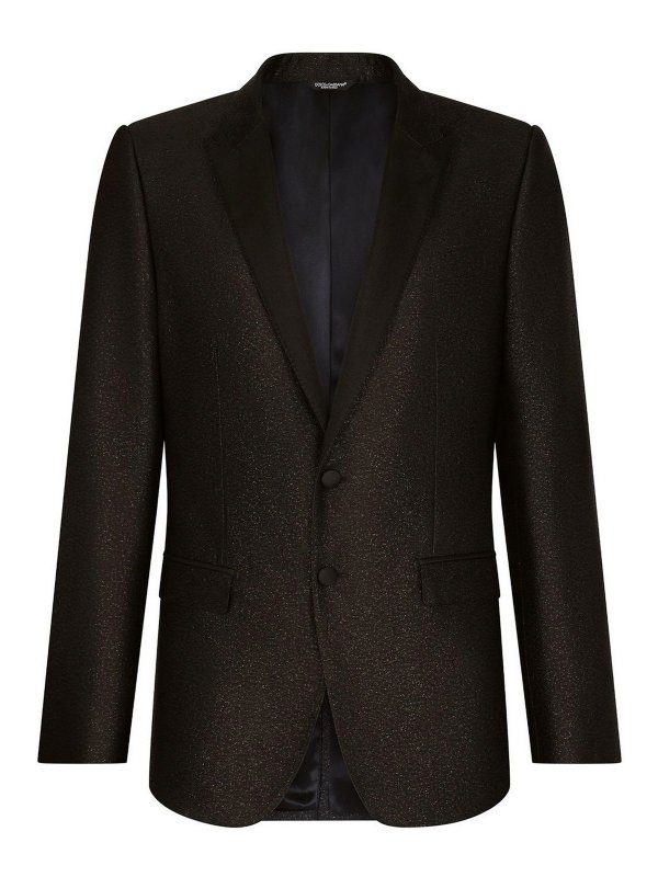 DOLCE & GABBANA: タキシード - ディナースーツ - 黒
