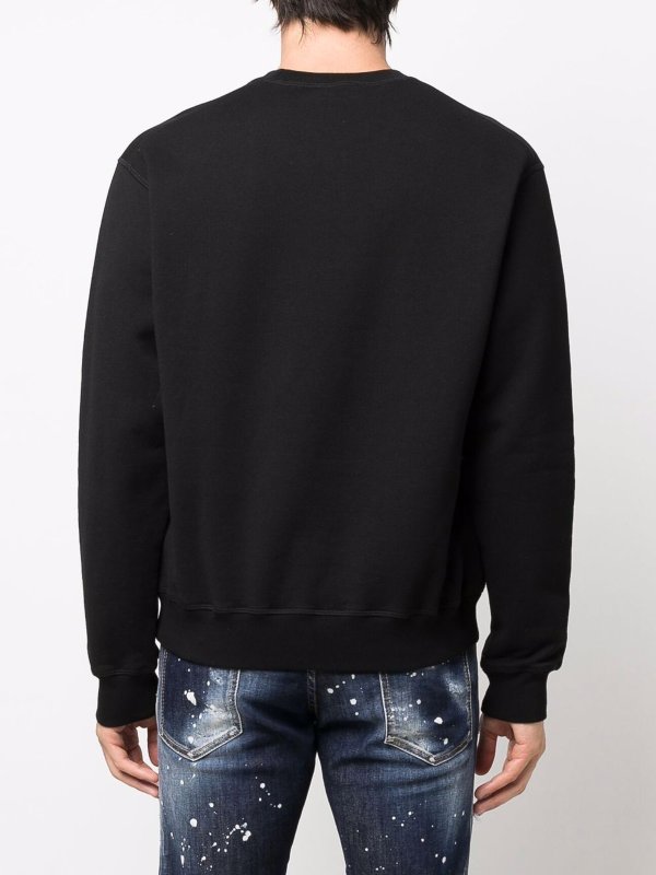 Cotton sweatshirt shop online: DSQUARED2
