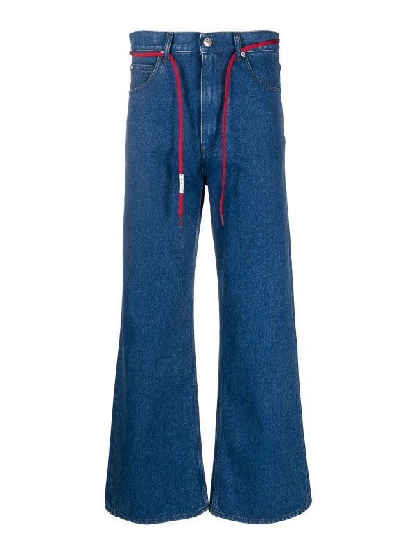 Marni: flared jeans - Cotton flared jeans