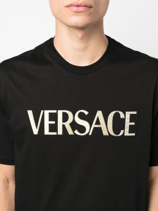 VERSACE buy online Logo print Tee