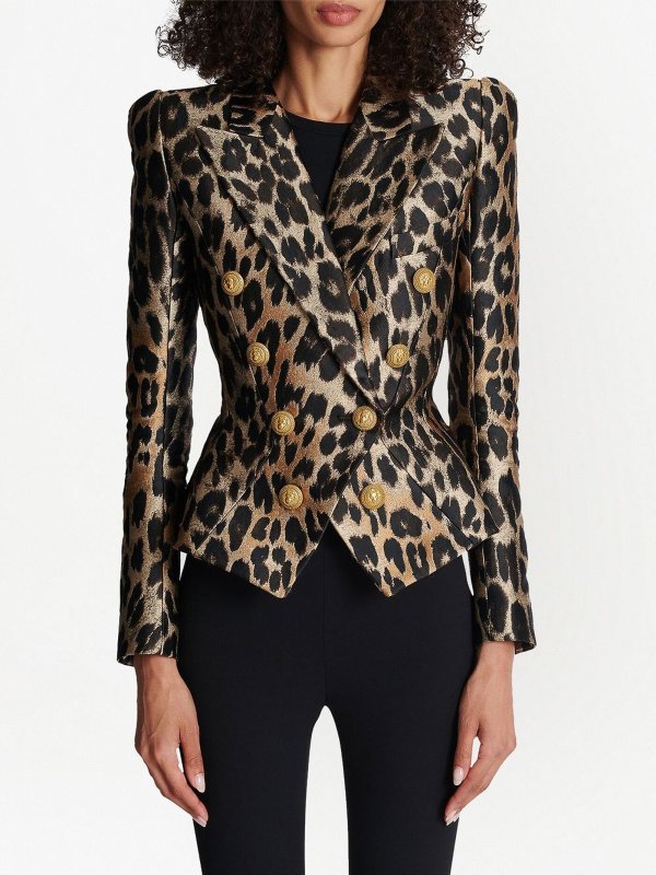 iKRIX Balmain: giacche blazer - Blazer leopardato