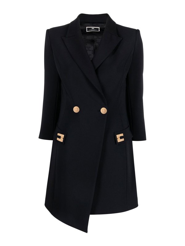 ELISABETTA FRANCHI: ショートドレス - ショートドレス - 黒