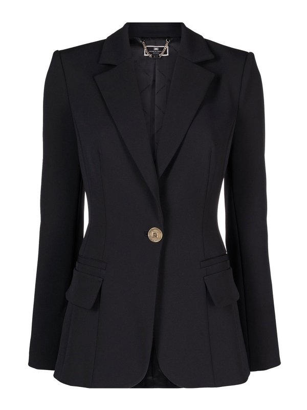 Blazers Elisabetta Franchi - Single breasted blazer - GI04731E2110