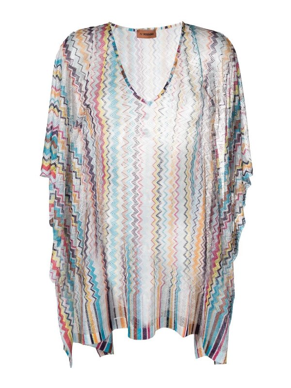 MISSONI: Strandkleid - Strandkleid - Bunt