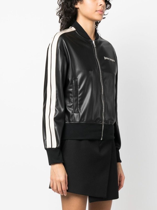 Palm Angels: Lederjacken online - Lederjacke - Schwarz