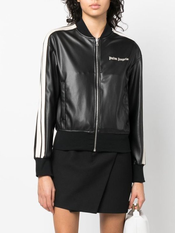 iKRIX Palm Angels: Lederjacken - Lederjacke - Schwarz