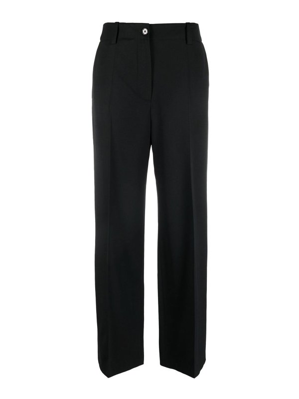 PATOU: Tailored & Formal trousers - High-waisted wide-leg trousers