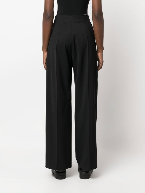High-waisted wide-leg trousers shop online: PATOU