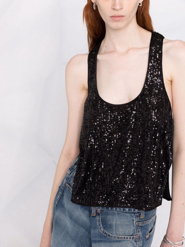 iKRIX TOM FORD: トップ/タンクトップ - 黒