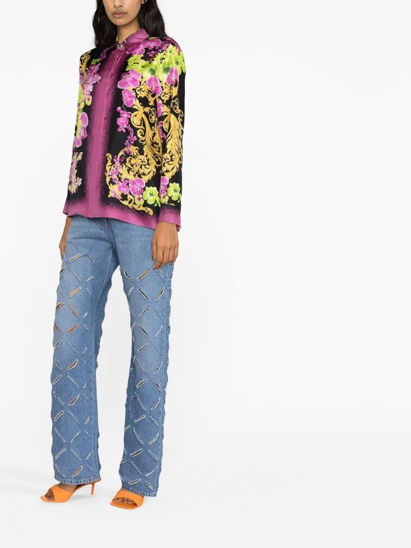 VERSACE: Camisas online - Camisa de seda