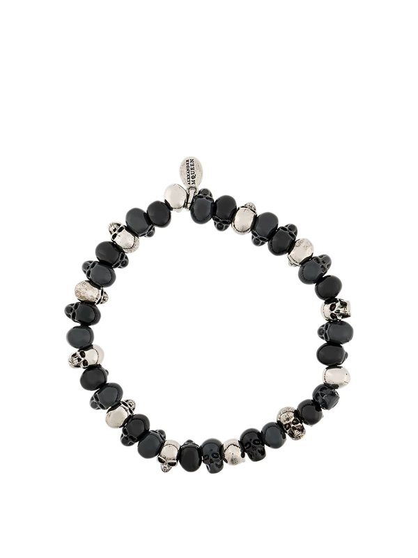 ALEXANDER MCQUEEN: ブレスレット＆バングル - ブレスレット/バングル - 黒