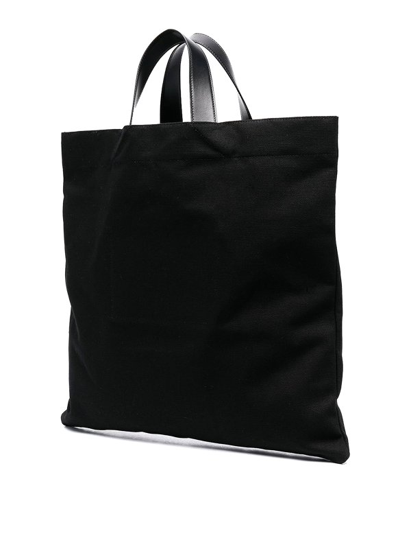 JIL SANDER: totes bags online - Logo-print cotton bag