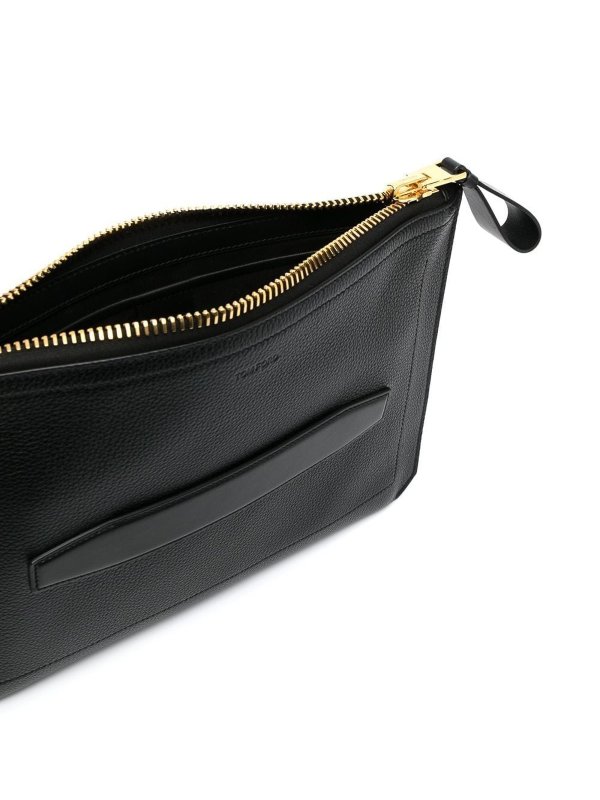 クラッチバッグ - 黒 shop online: TOM FORD