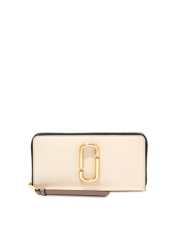 MARC JACOBS: wallets & purses - Leather pannelled design wallet