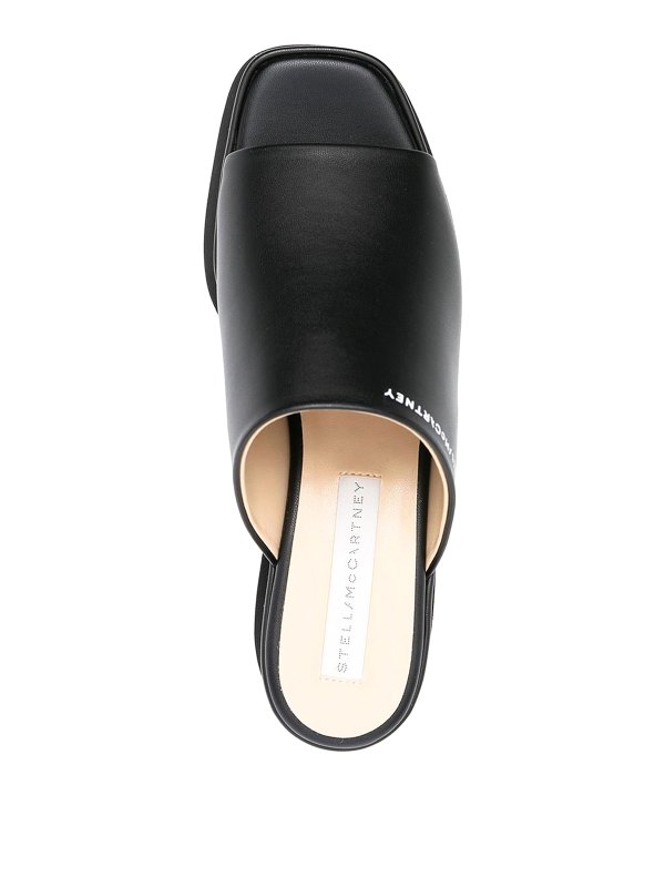 Platform-sole sandals with logo shop online: STELLA McCARTNEY