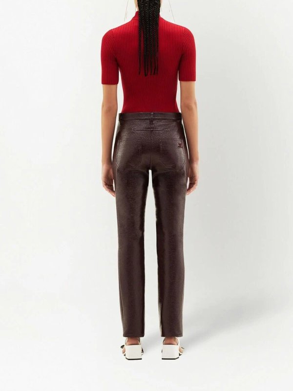 タートルネック/ポロネック - 赤 shop online: Courreges