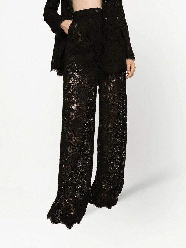 iKRIX DOLCE & GABBANA: casual trousers - Lace trousers
