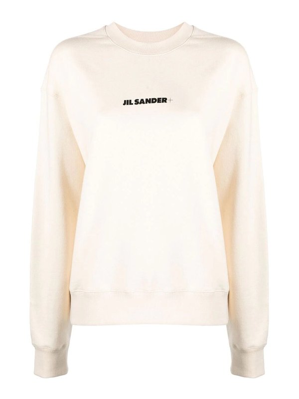 JIL SANDER: スウェット＆セーター - スウェットシャツ/セーター - ベージュ