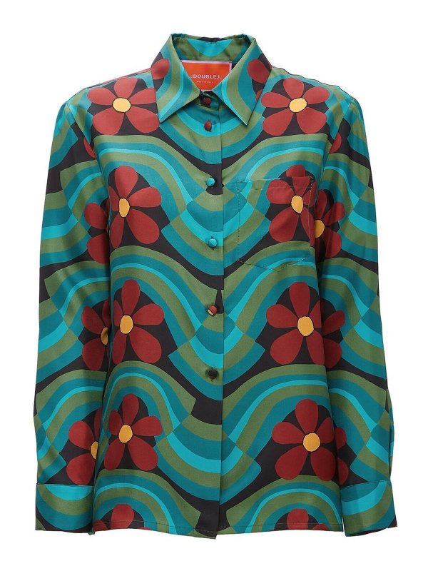 LA DOUBLEJ: シャツ - シャツ - ライトブルー