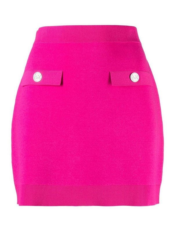 MICHAEL KORS: Mini jupes - Mini Jupe - Fuchsia