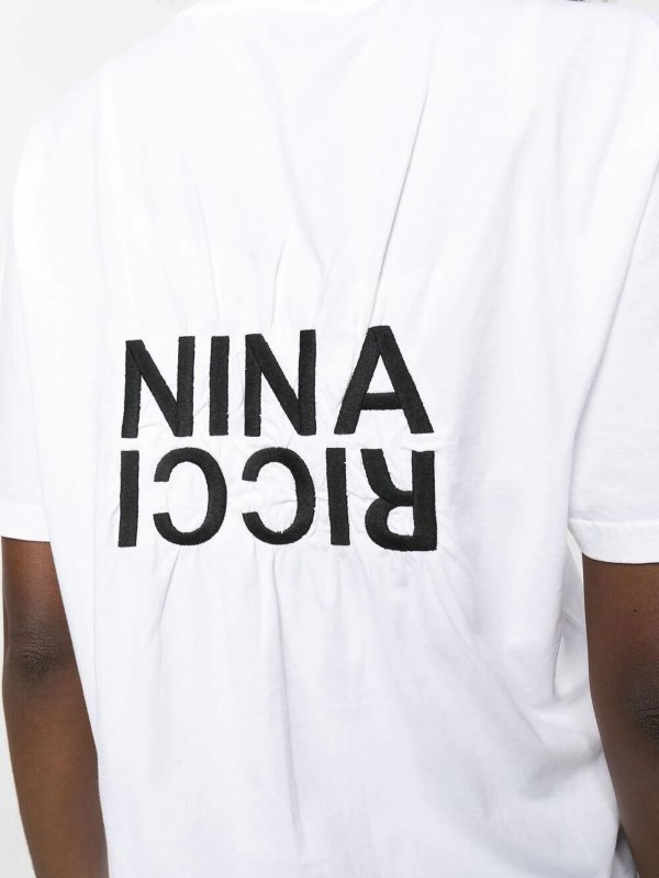 Nina Ricci Tシャツ - 白 - ホワイト | 22PJTO015CO0952U1000 
