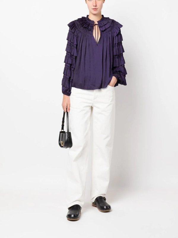 ULLA JOHNSON: Tops & Tank tops online - Loucy blouse