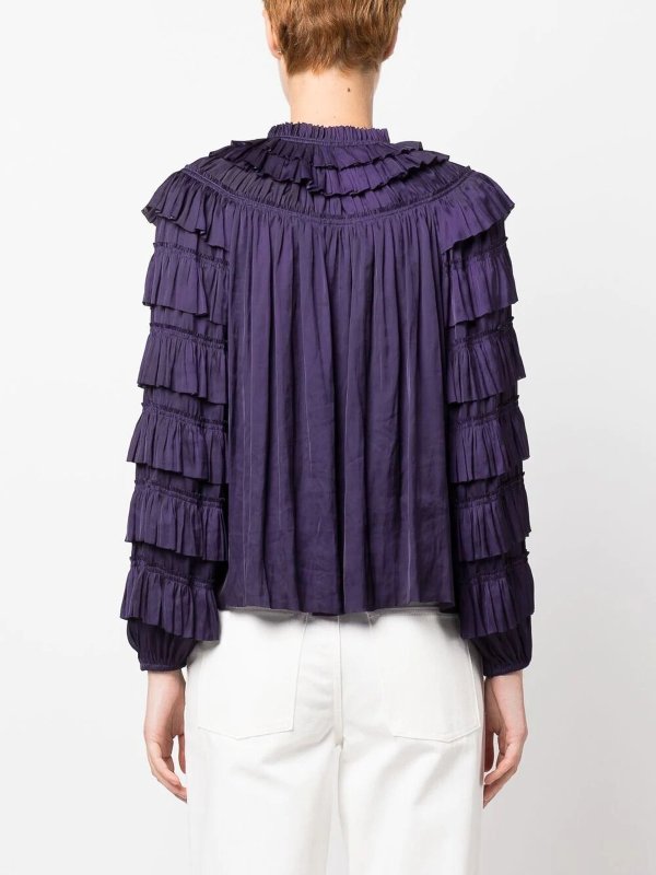 Loucy blouse shop online: ULLA JOHNSON