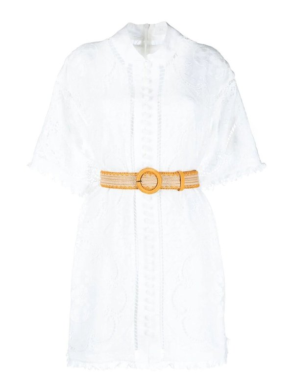 Laurel lace shirt dress