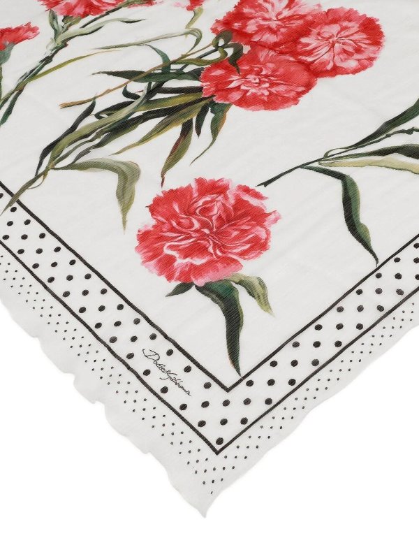 Dolce & Gabbana スカーフ - 白|FS182AGDAWZHA3VL | THEBS