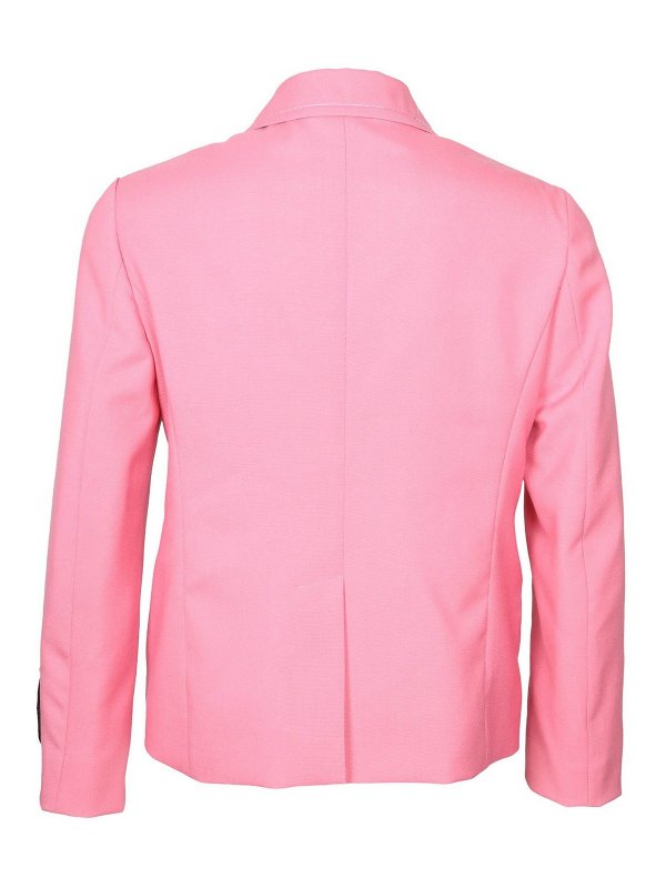 Marni: blazers online - Wool blazer with tortoiseshell buttons