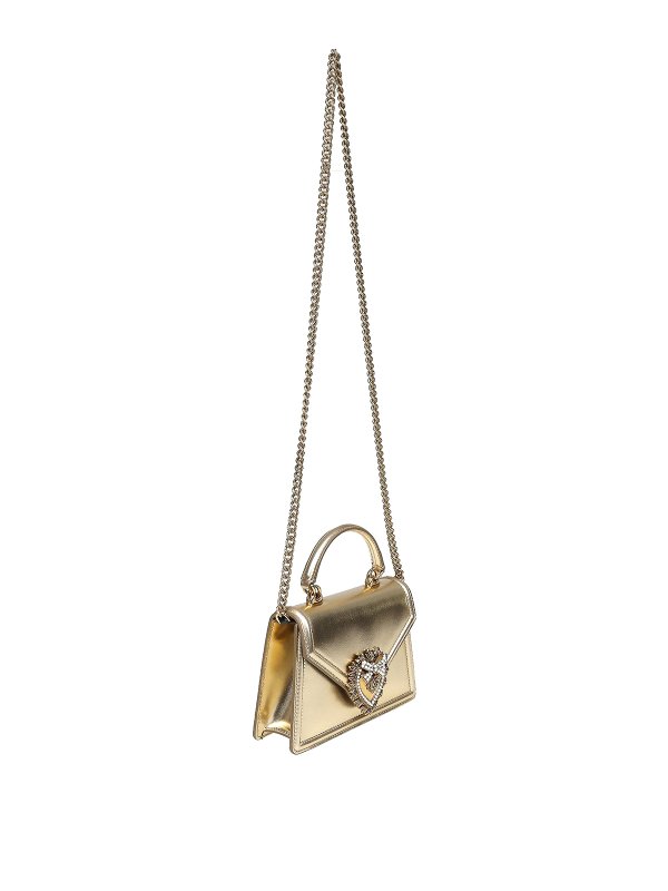 DOLCE & GABBANA: cross body bags online - Bag in nappa leather with jeweled heart