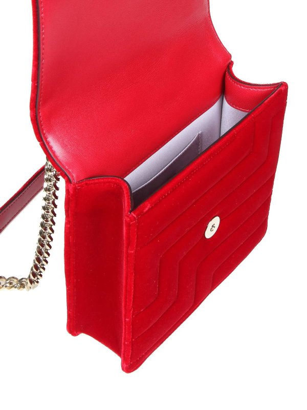 Velvet bag and jewel logo shop online: JIMMY CHOO