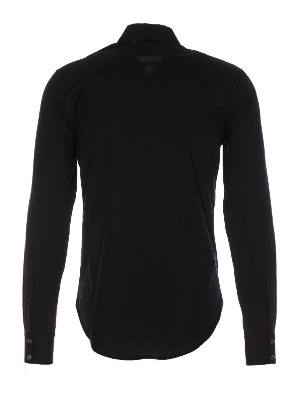 ALEXANDER MCQUEEN: shirts online - Harness black shirt