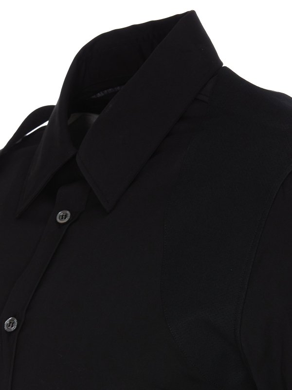 iKRIX ALEXANDER MCQUEEN: shirts - Harness black shirt