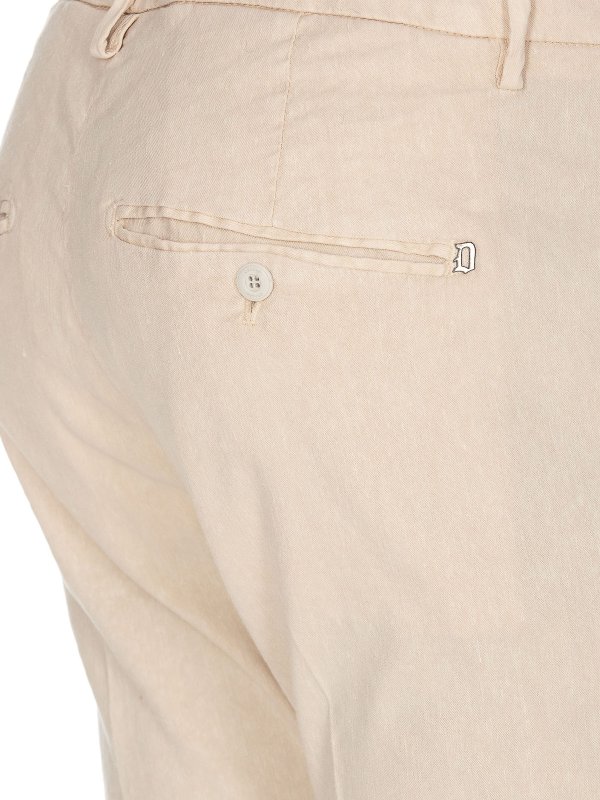 The Best Shops DONDUP: casual trousers - Beige casual trousers