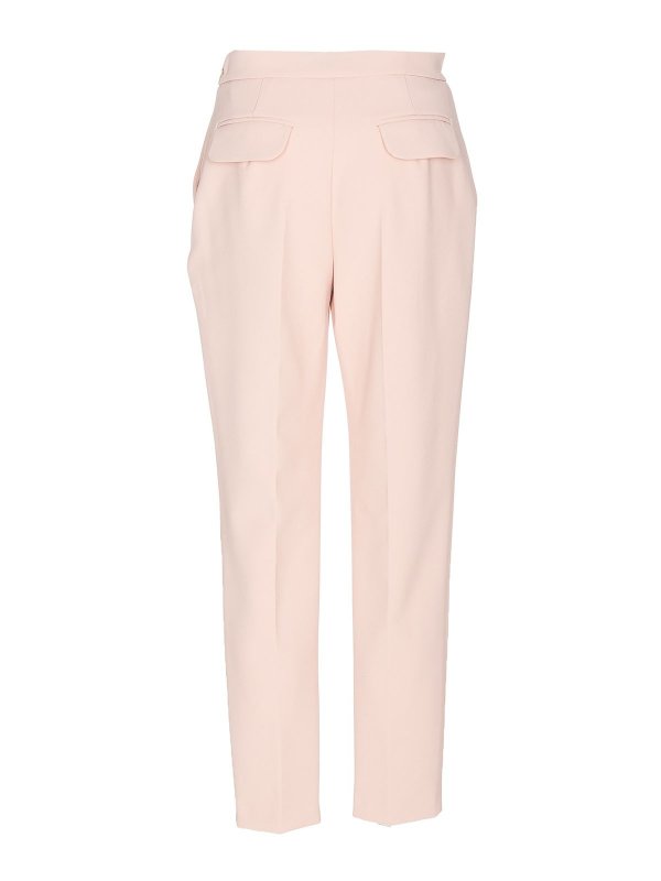 ELISABETTA FRANCHI: casual trousers online - Golden logo skinny trousers